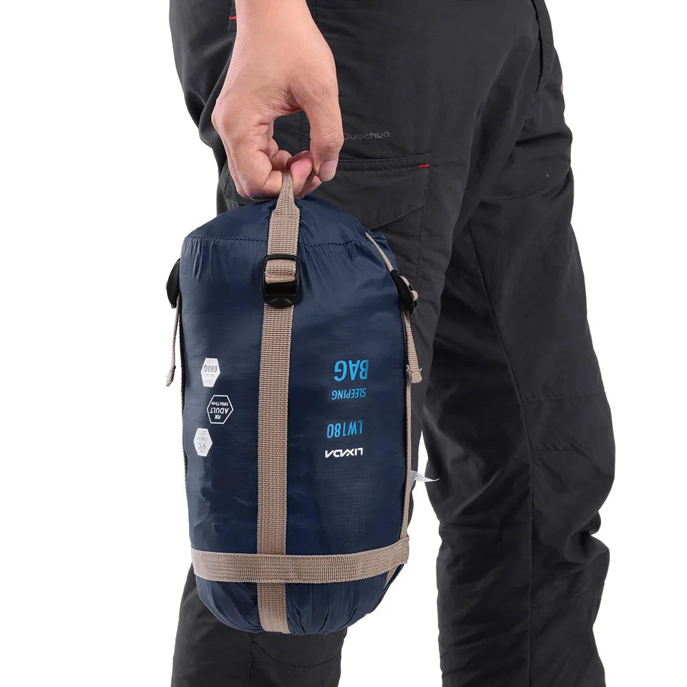 Outdoor Envelope Sleeping Bag Mini Ultralight Multifunction Travel Bag Hiking Camping Sleeping Bags Nylon 190 * 75cm lazy bag