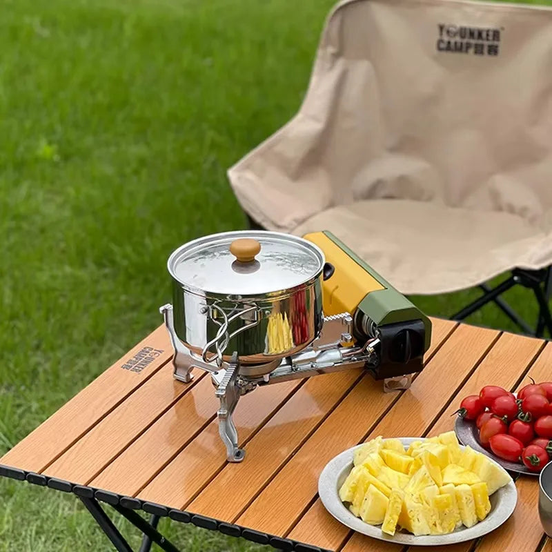 Outdoor Stove Camping Simple Design Compact Lightweight Easy To Carry High-strength Corrosion-resistant Diverse Safety Functions
