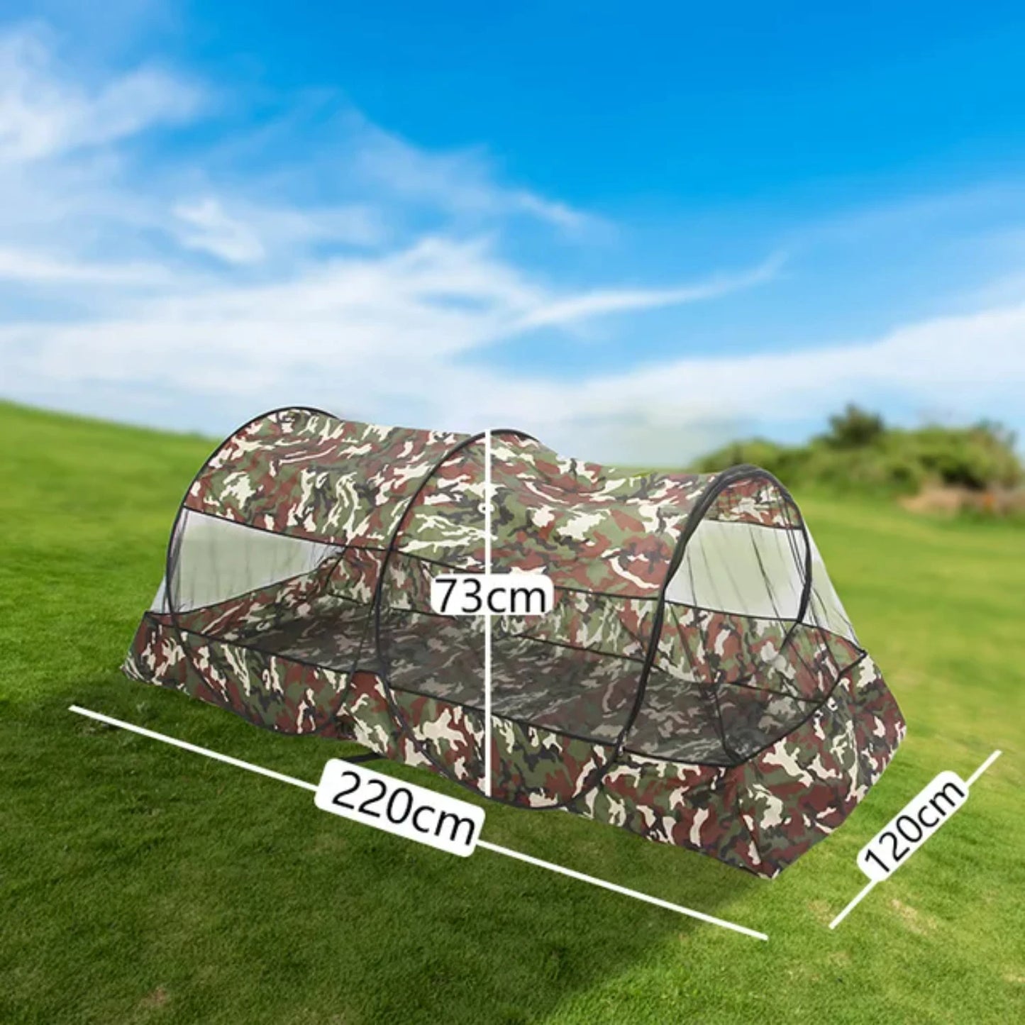 Comfortable, Durable, and Portable Outdoor Camping Hammock - Ideal for Tranquil and Undisturbed Nights Sleep in the Great Outdo