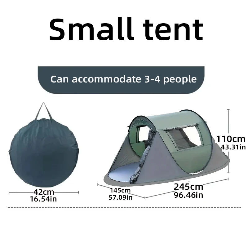 One tent for 5-8 people, camping tent, family tent, travel tent, waterproof and sun protection, suitable for camping and hiking