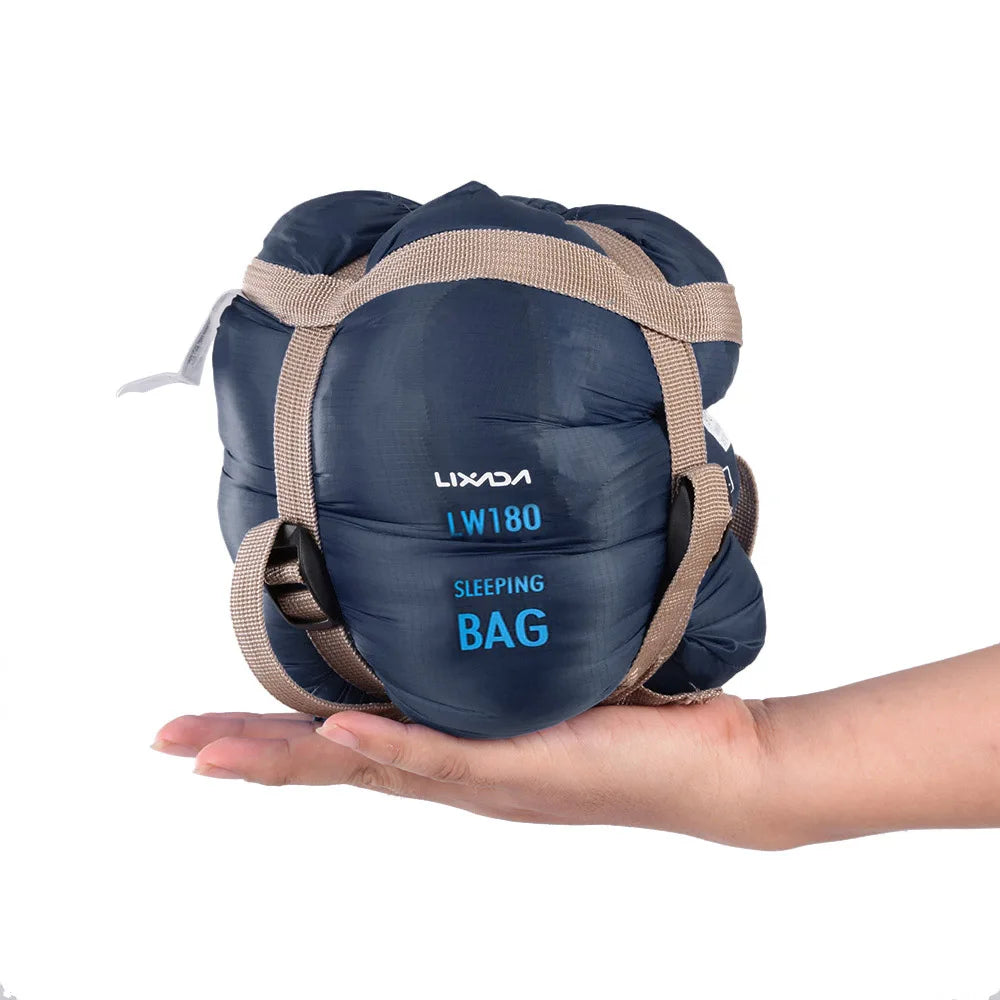 Outdoor Envelope Sleeping Bag Mini Ultralight Multifunction Travel Bag Hiking Camping Sleeping Bags Nylon 190 * 75cm lazy bag