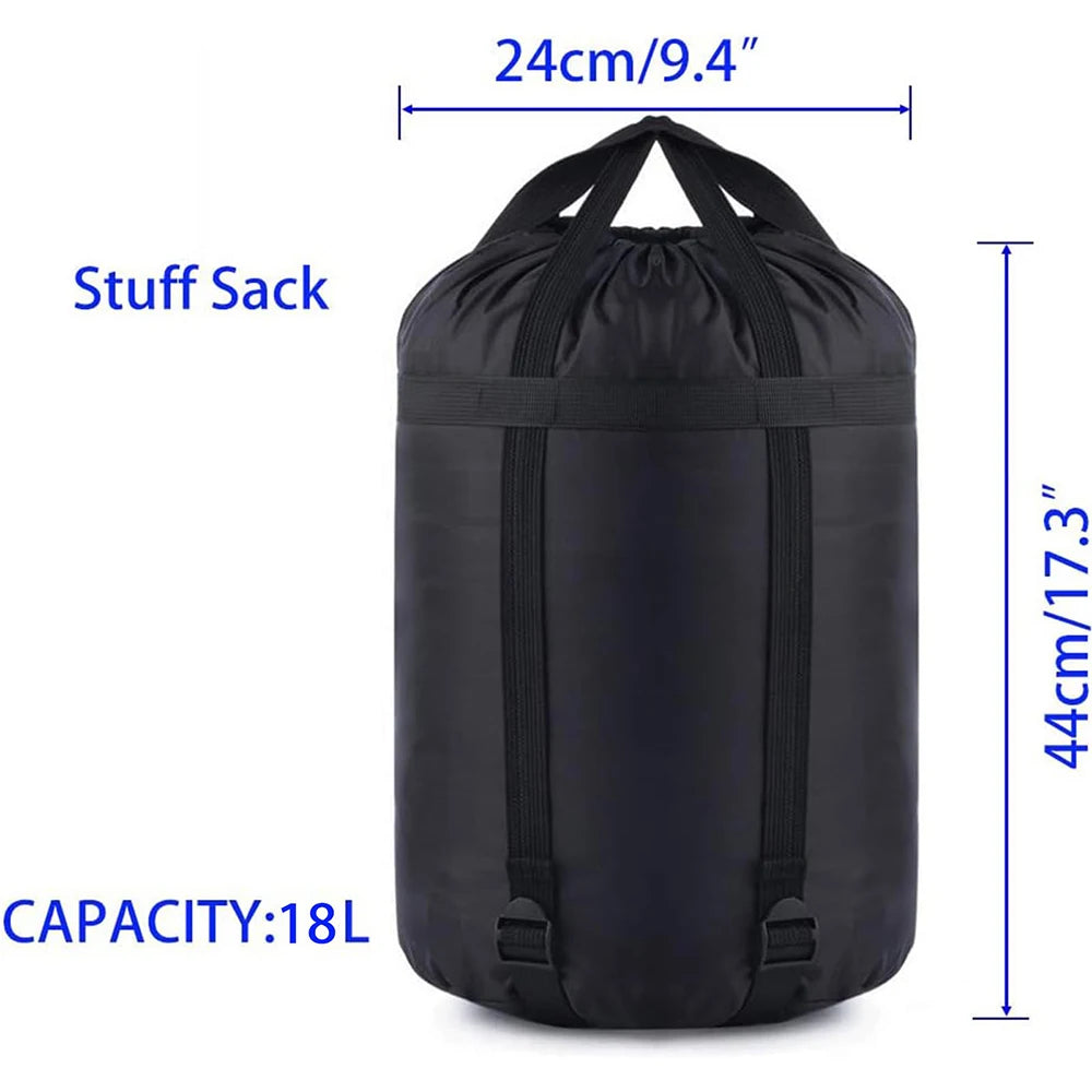 Outdoor Waterproof Compression Storage Sleeping Bags 18L/45L Cover Sack Stuff Sack Organizer Clothes Camping Hiking Backpacking