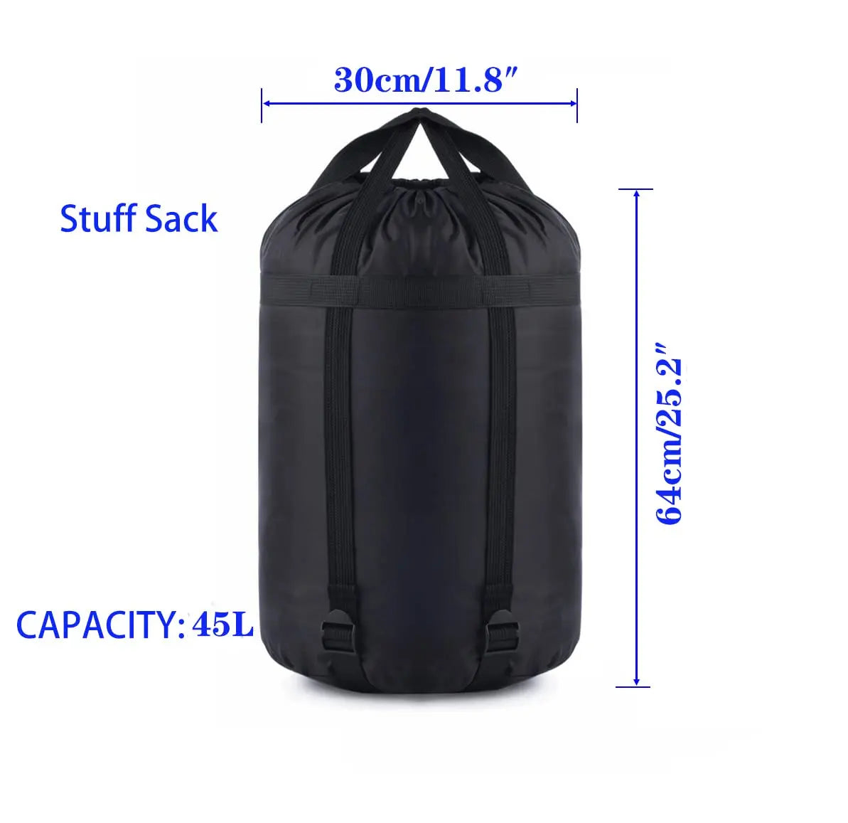Outdoor Waterproof Compression Storage Sleeping Bags 18L/45L Cover Sack Stuff Sack Organizer Clothes Camping Hiking Backpacking
