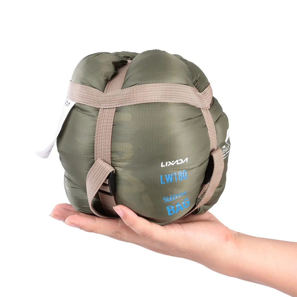 Outdoor Envelope Sleeping Bag Mini Ultralight Multifunction Travel Bag Hiking Camping Sleeping Bags Nylon 190 * 75cm lazy bag
