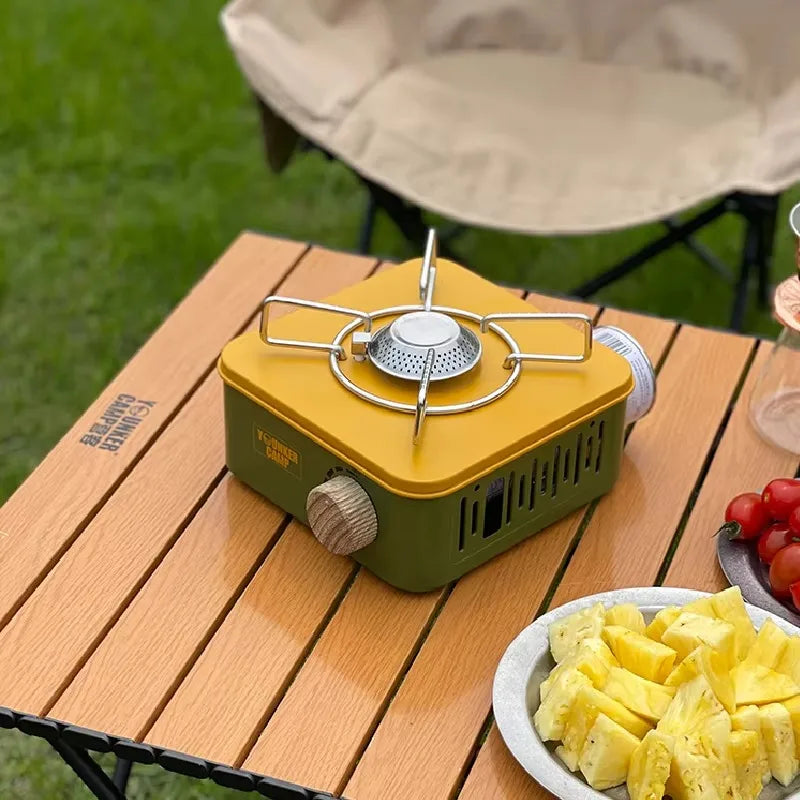 Outdoor Stove Camping Simple Design Compact Lightweight Easy To Carry High-strength Corrosion-resistant Diverse Safety Functions