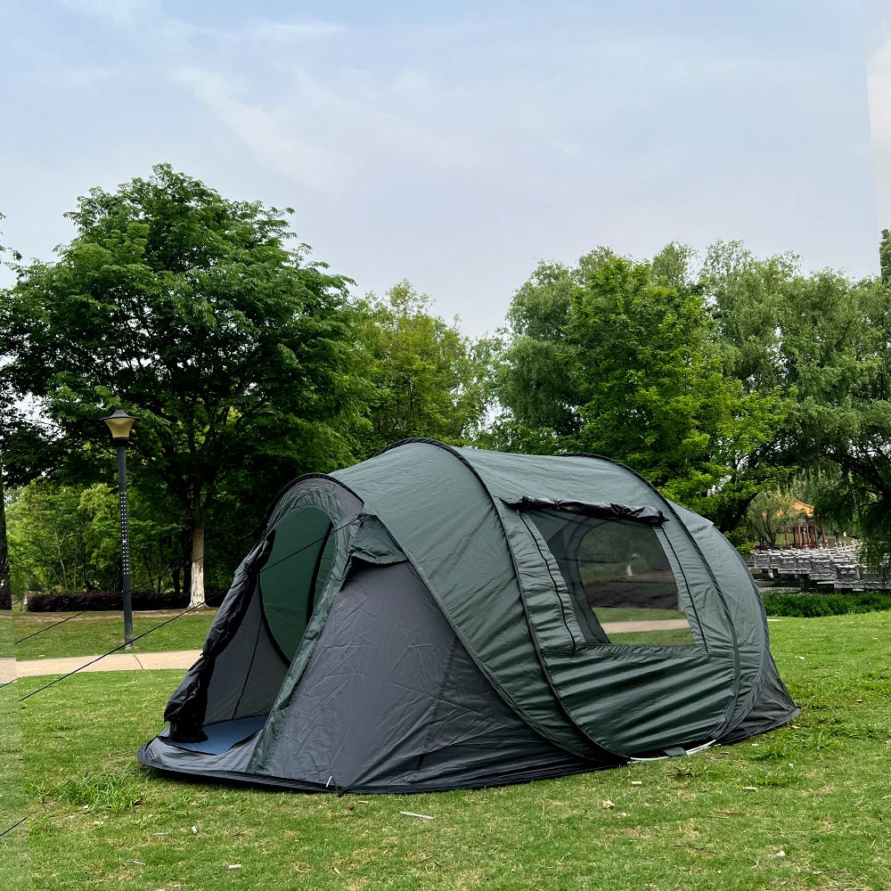 One tent for 5-8 people, camping tent, family tent, travel tent, waterproof and sun protection, suitable for camping and hiking