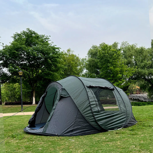 One tent for 5-8 people, camping tent, family tent, travel tent, waterproof and sun protection, suitable for camping and hiking