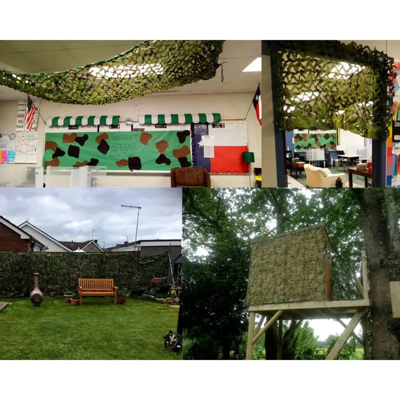 Camouflage Net Hunting Camouflage Net Car Tent Awning Shade Mesh Black Green Blue Beige Forest Sun Protection Outdoor Shading