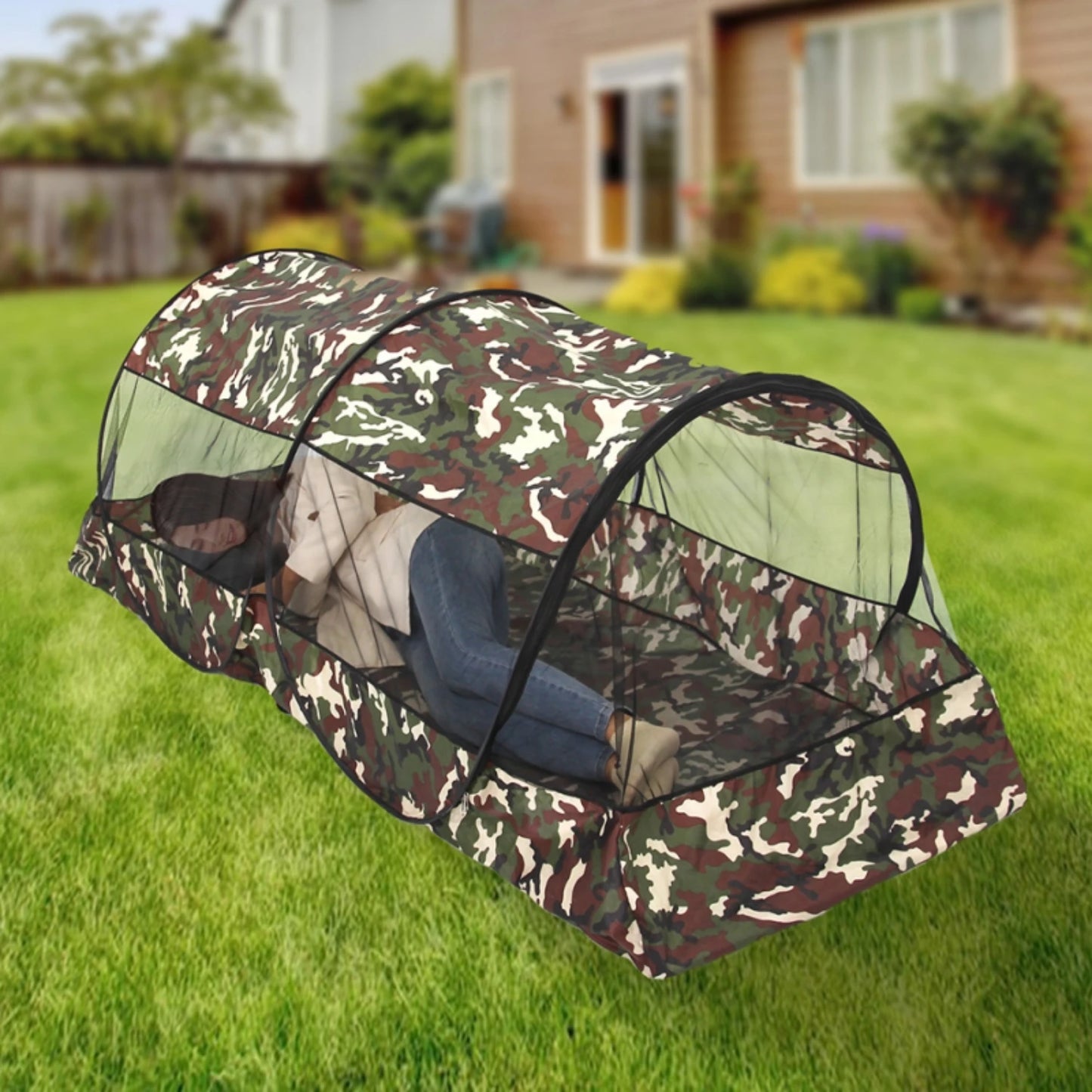 Comfortable, Durable, and Portable Outdoor Camping Hammock - Ideal for Tranquil and Undisturbed Nights Sleep in the Great Outdo