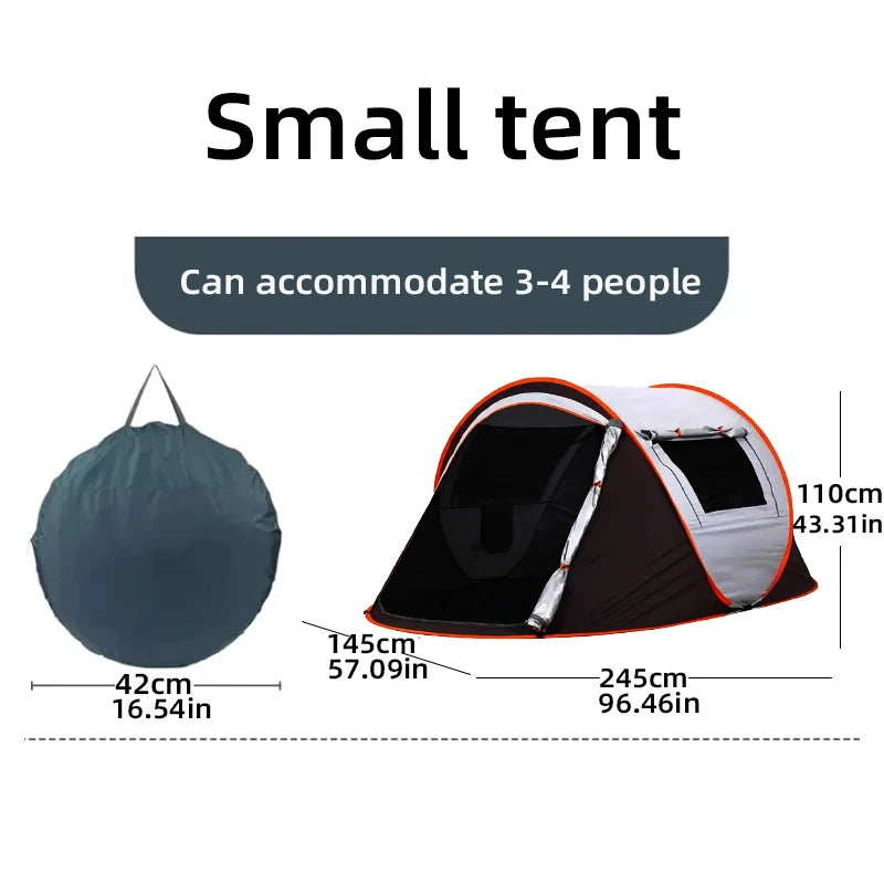 One tent for 5-8 people, camping tent, family tent, travel tent, waterproof and sun protection, suitable for camping and hiking