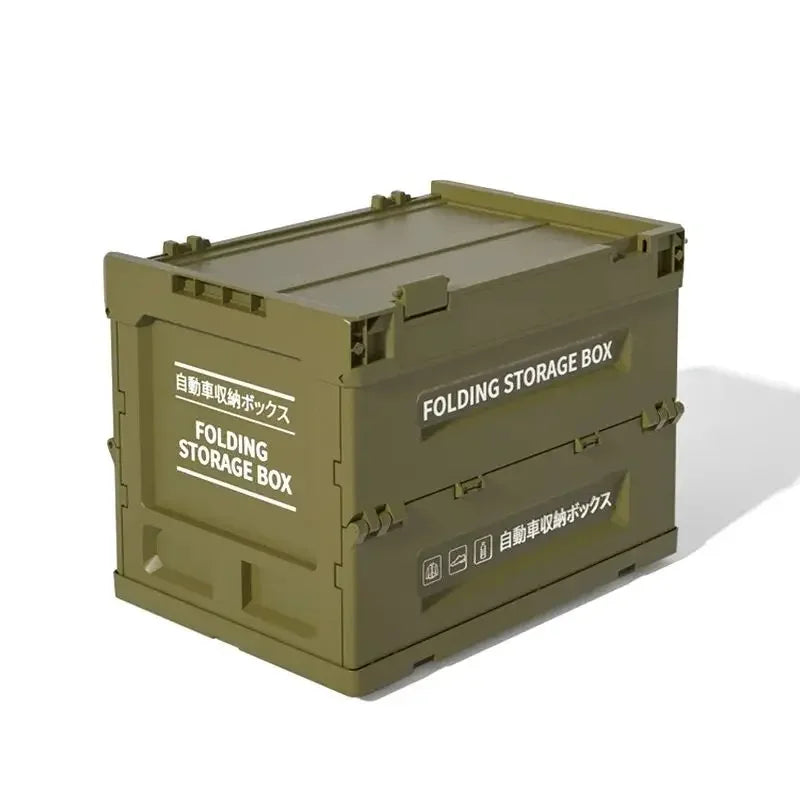 Camping storage box, trunk organizer, camping picnic camping box, car folding outdoor bench and chopping board