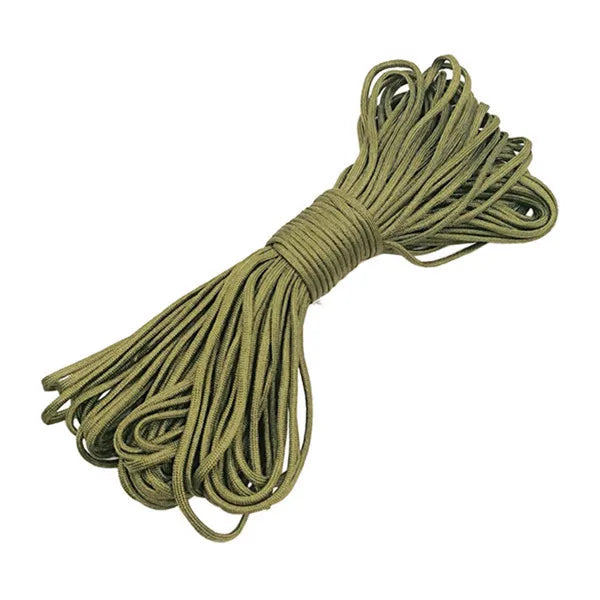 Survival Paracord Rope Bundles, Lanyard Climbing Rope, Hiking Tent Camping Safety Life Cord, 550 Parachute Cord, 100ft, 4mm, 31m