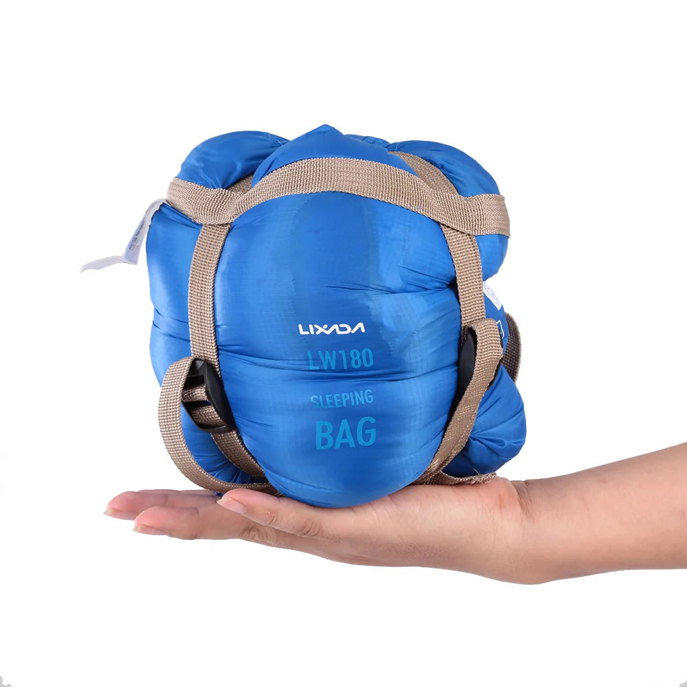 Outdoor Envelope Sleeping Bag Mini Ultralight Multifunction Travel Bag Hiking Camping Sleeping Bags Nylon 190 * 75cm lazy bag