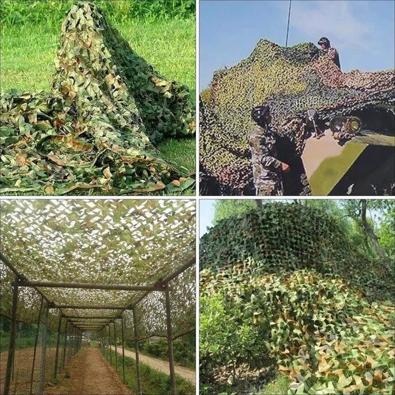 Camouflage Net Hunting Camouflage Net Car Tent Awning Shade Mesh Black Green Blue Beige Forest Sun Protection Outdoor Shading