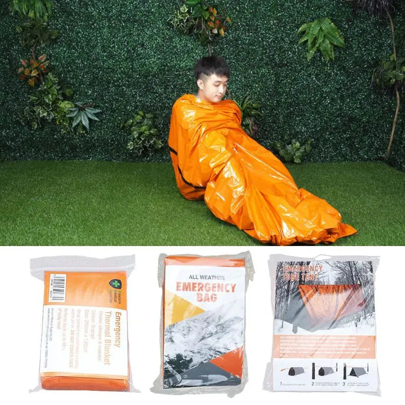 Emergency Survival Sleeping Bag, Thermal Sack Blanket, Waterproof Portable Sack