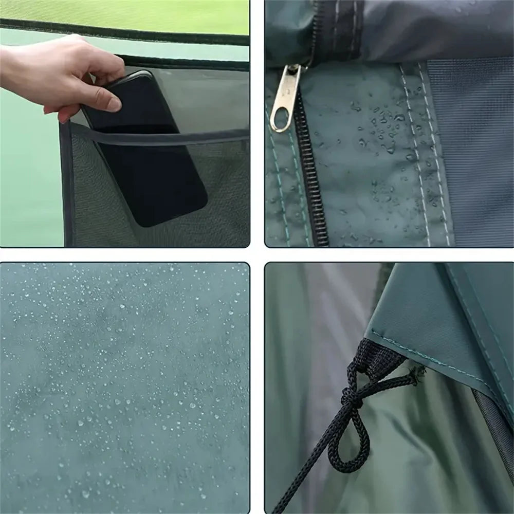 One tent for 5-8 people, camping tent, family tent, travel tent, waterproof and sun protection, suitable for camping and hiking