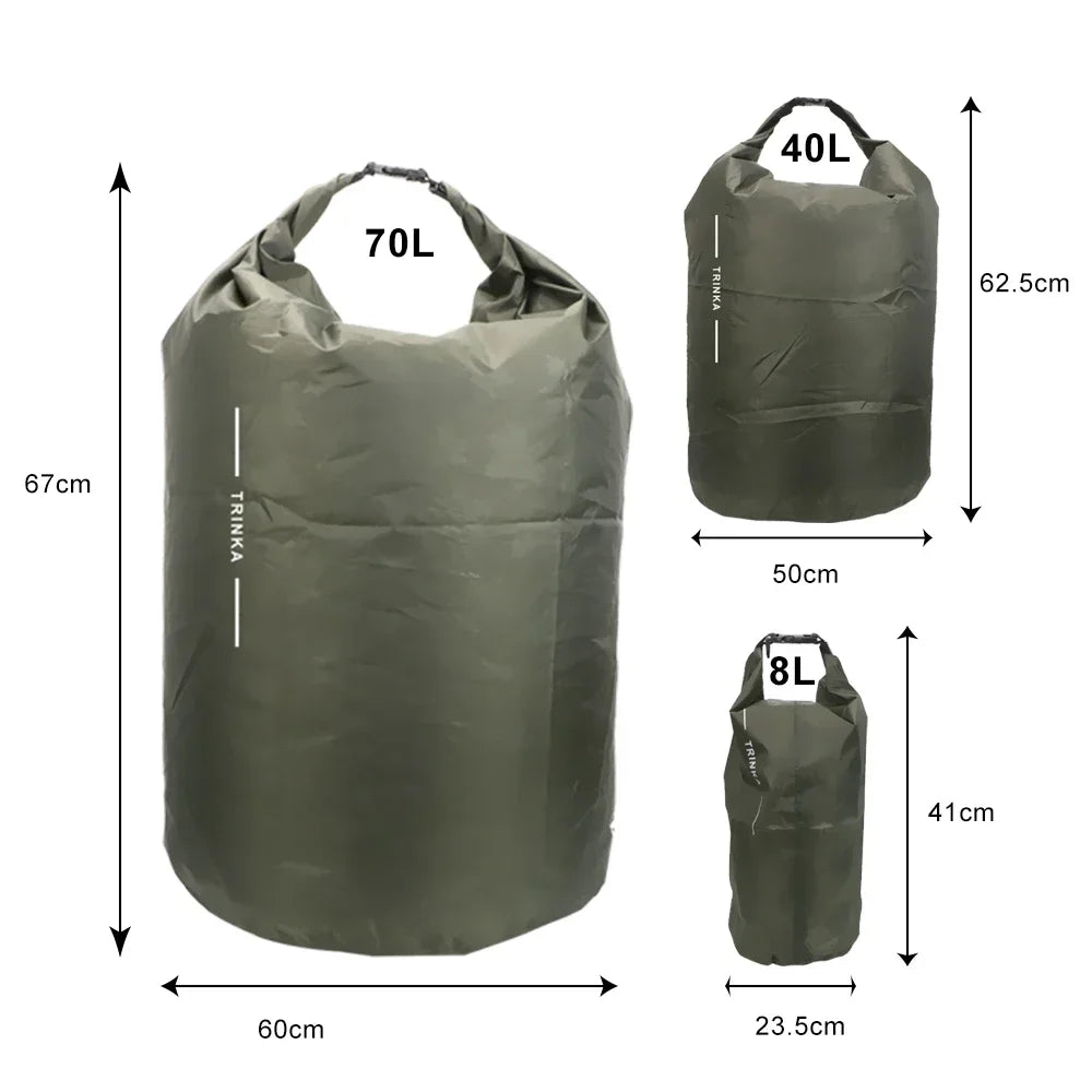Outdoor Waterproof Compression Storage Sleeping Bags 18L/45L Cover Sack Stuff Sack Organizer Clothes Camping Hiking Backpacking