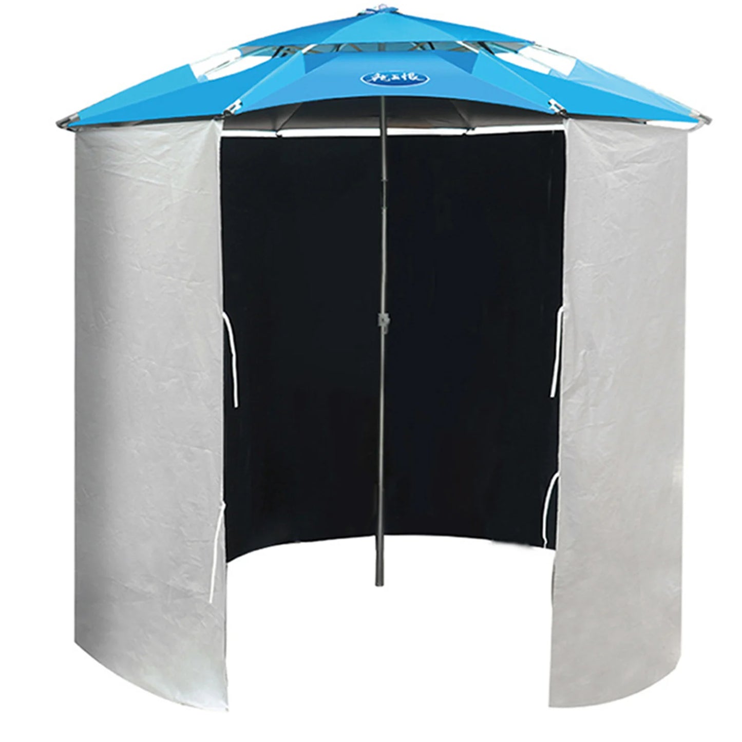 4.6*1.65m Fishing Umbrella Tents Surrounding Cloth Fishing Sun Shelter with Clips for Sun and Rain Protection